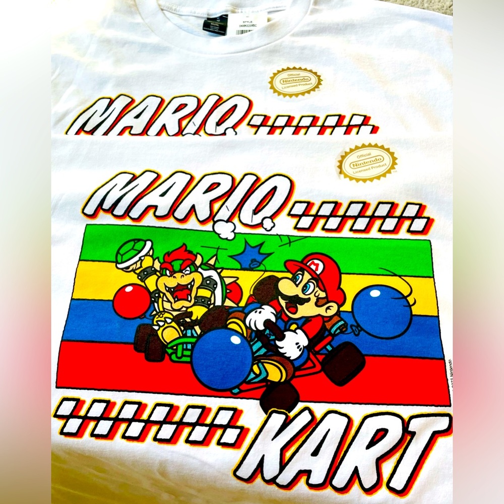 🎉Buy 1 Get 1 FREE🎉Super Mario Kart Tees🏎️